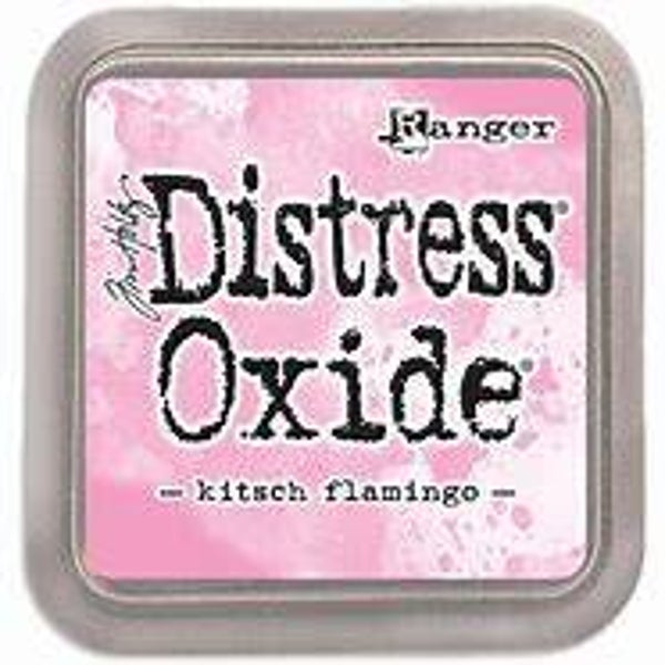 distress oxide kitch flamingo