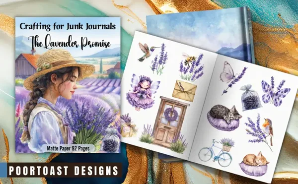 Crafting for Junk Journals The Lavender Promise Ephemera Book