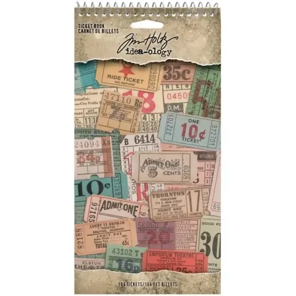 idea-ology tim holtz ticket book