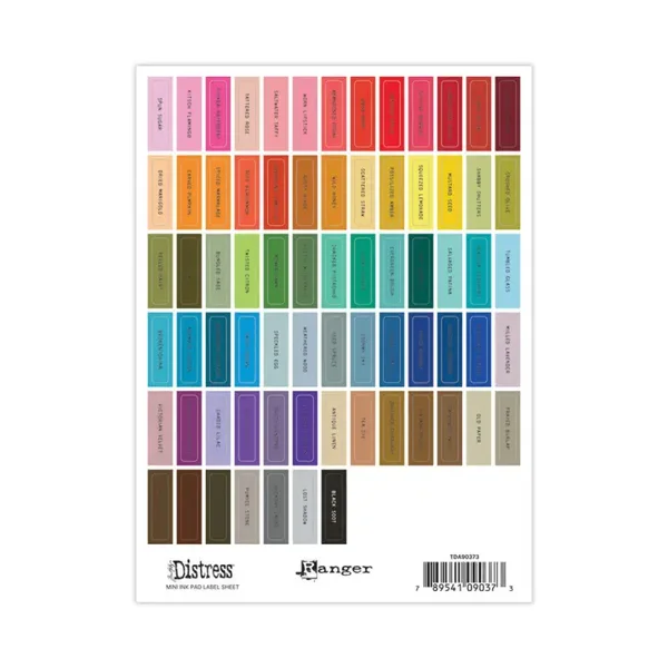 ranger Distress Mini Ink Pad Label