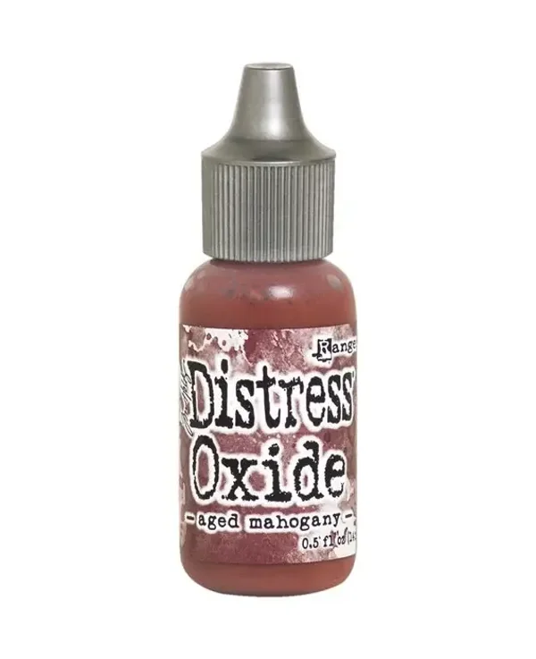 distress oxide re-inker aged mahogany