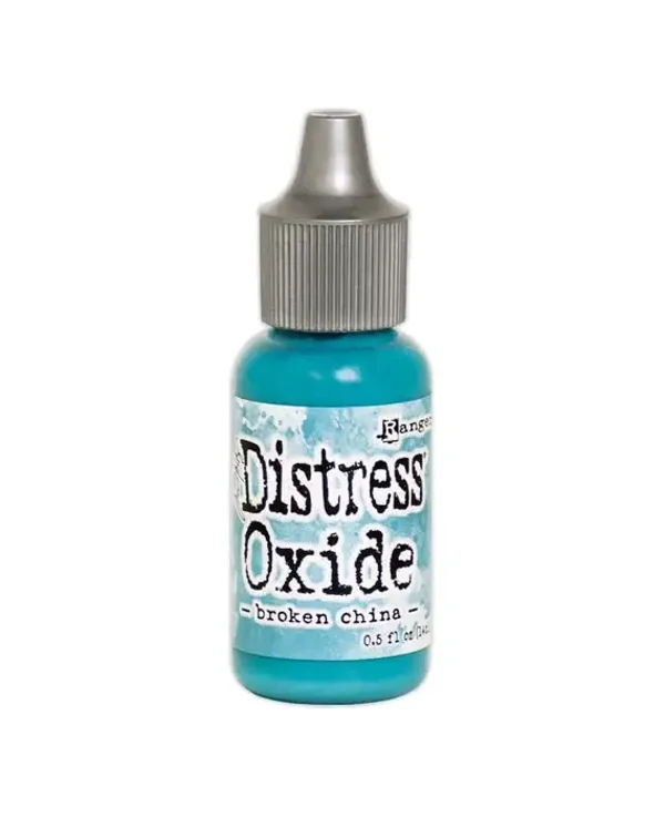 distress oxide re-inker broken china