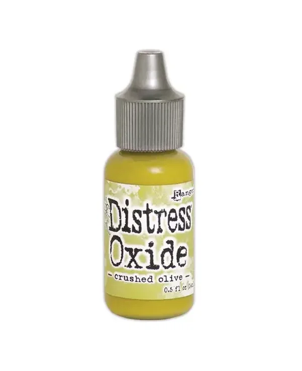 distress oxide re-inker crushed olive