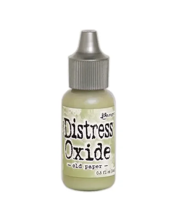 distress oxide re-inker old paper