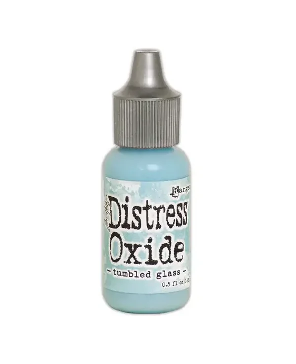 distress oxide re-inker tumbled glass