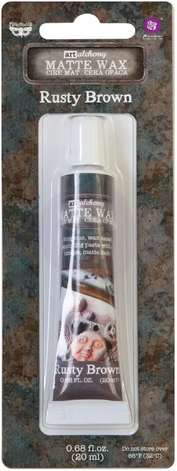 finnabair matte wax rusty brown