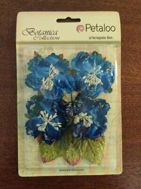 petaloo sugared blooms royal blue