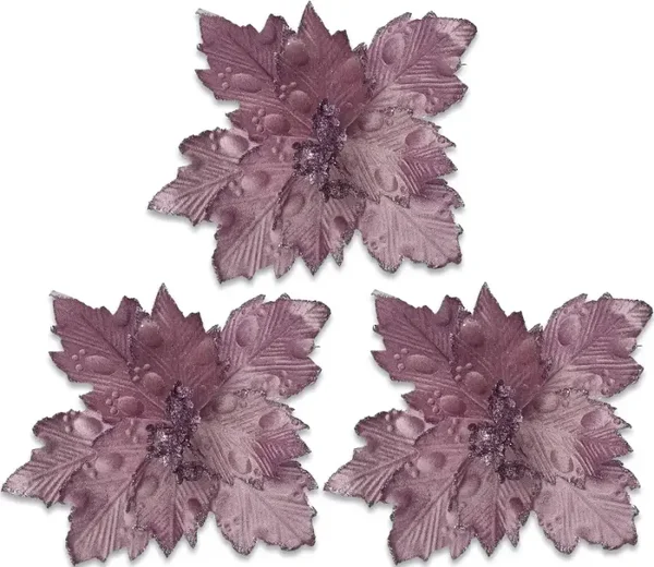 petaloo pointsettias lavender