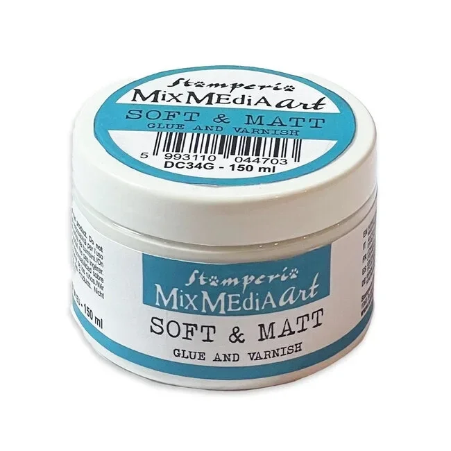 stamperia soft&matt glue and varnish 150ml
