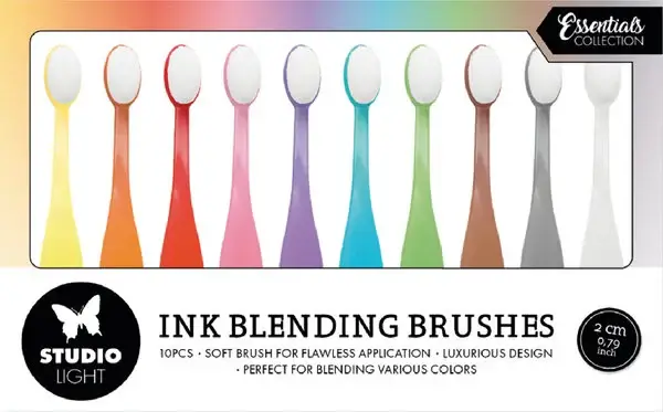 studio light ink blending brushes 2 cm