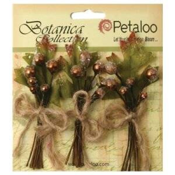 petaloo red berrys clusters peach