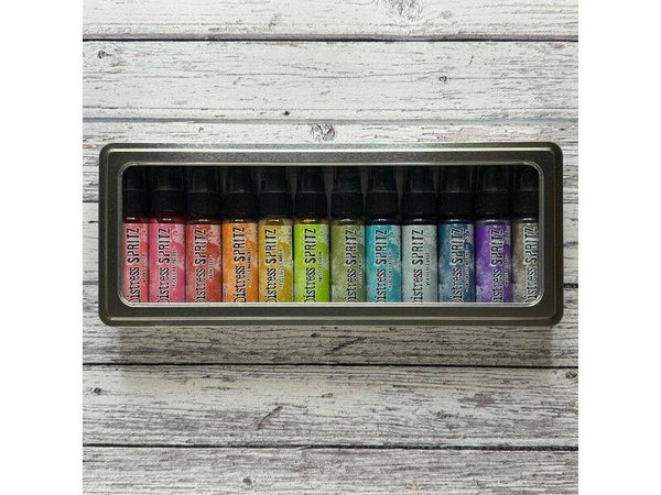 Tim Holtz - Distress - Spritz Storage Tin - voor 12 stuks