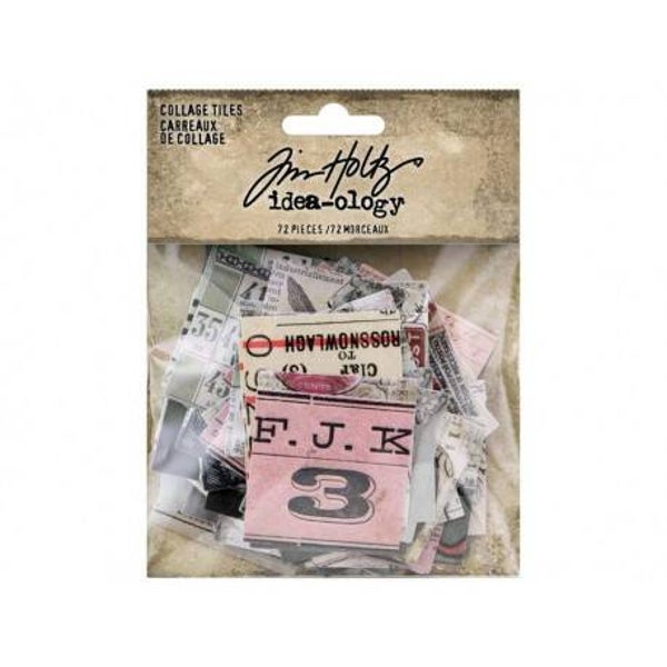 idea-ology tim holtz collage tiles