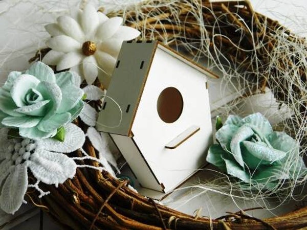 kreatywna chipboard vogelhuisje 1