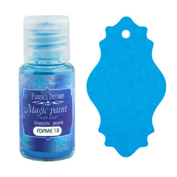 fabrika decoru dry magic paint with effect metallic jeans