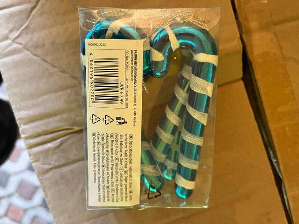 Deko Zuckerstangen Blau