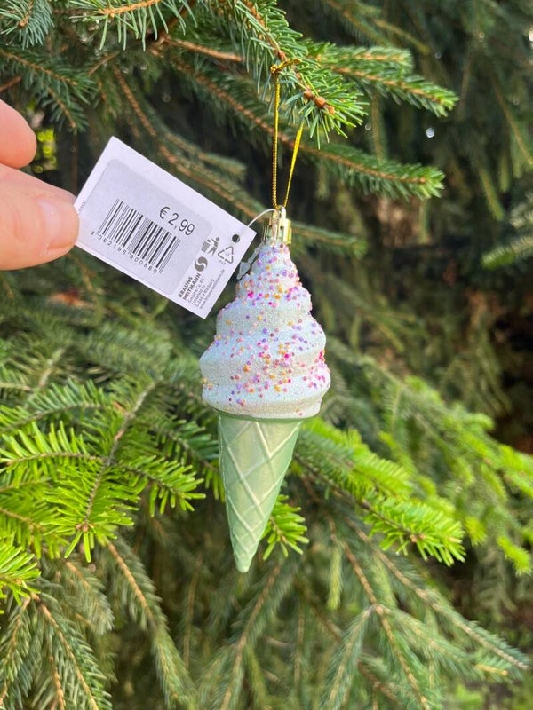 Weihnachtsdeko Eis