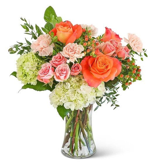 Autumn Rose & Berry Vase