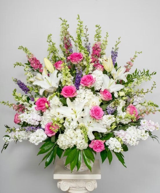 Garden of Grace Pedestal Arrangement