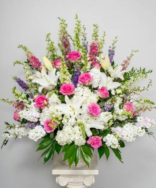 Garden of Grace Pedestal Arrangement