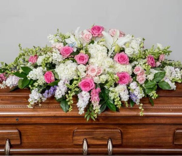 Graceful Farewell Casket Spray