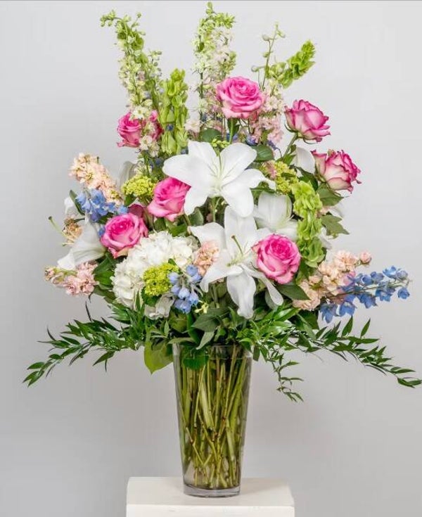 Graceful Garden Vase Arrangement