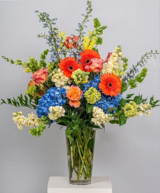 Radiant Garden Vase Arrangement