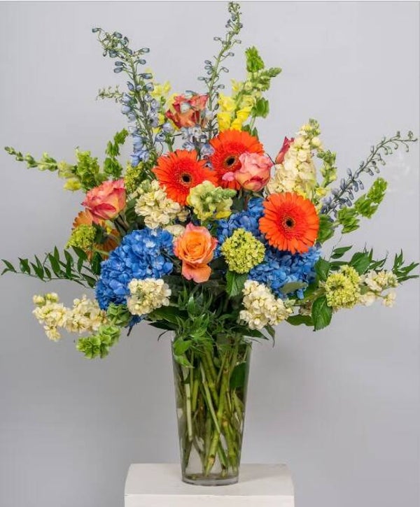 Radiant Garden Vase Arrangement