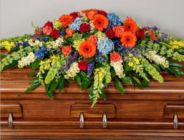 Radiant Remembrance Casket Spray