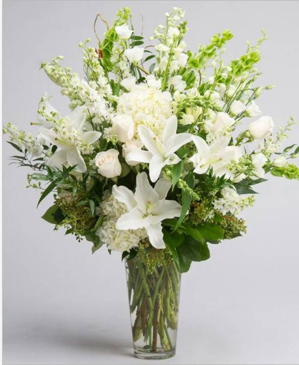 Timeless White Grace Vase Arrangement