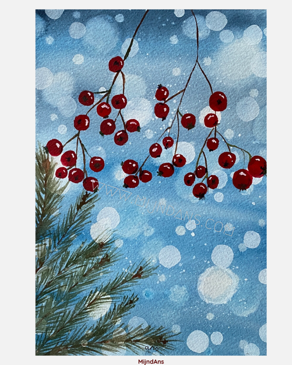 Digitale kerstkaart kersttak