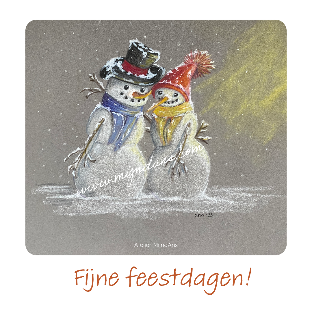 Digitale kerstkaart ‘genieten in de zon’