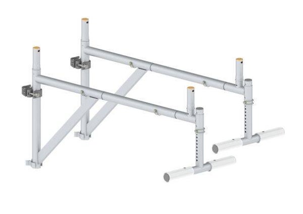 Uitwijkconsole steiger voor dakwerk