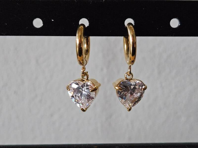 Oorbellen Bling Hart