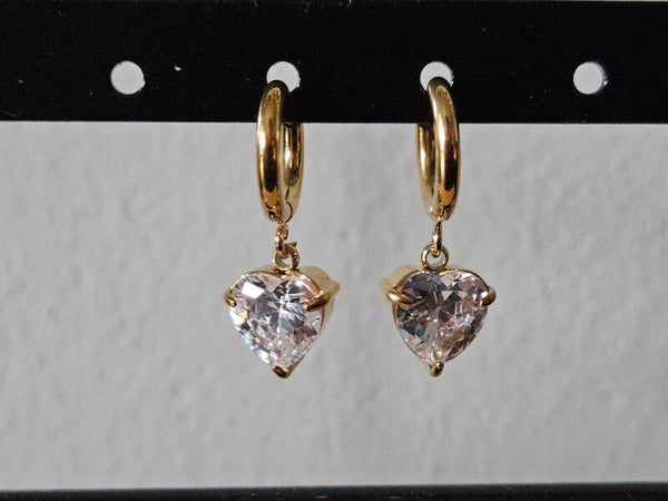 Oorbellen Bling Hart