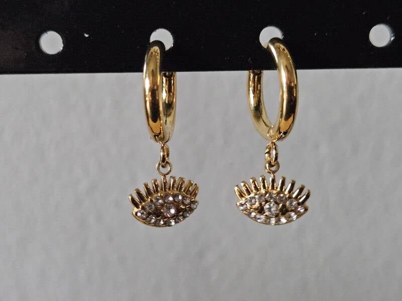 Oorbellen Diamant Oog