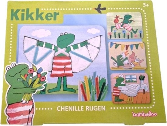 Kikker Chenille rijgen