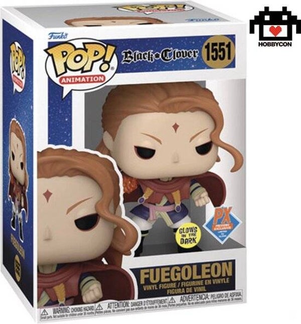 Funko Pop! - Black Clovery - Fuegoleon #1555 GITD - Previews Exclusive