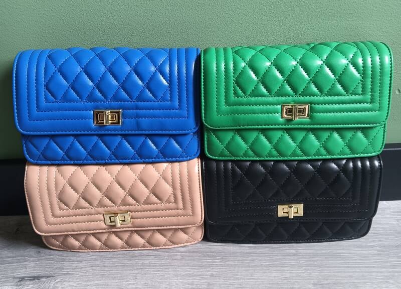 Schoudertas gewatteerd Maat S