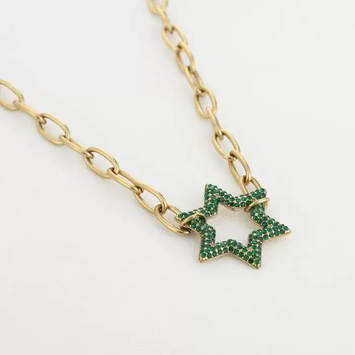 Ketting Zirkonia Ster
