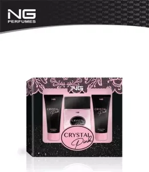 Giftset crystal pink