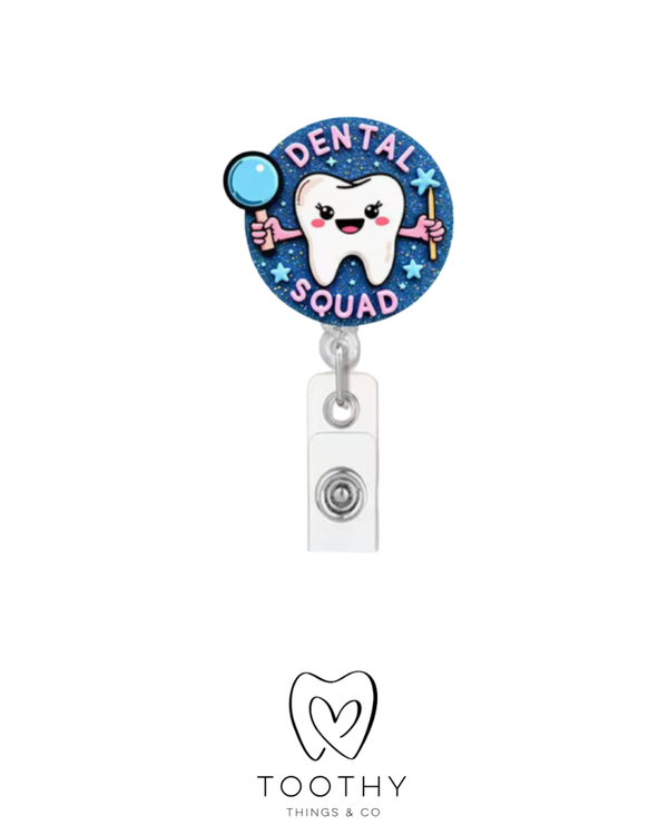 Badge 10. Dental squad paars