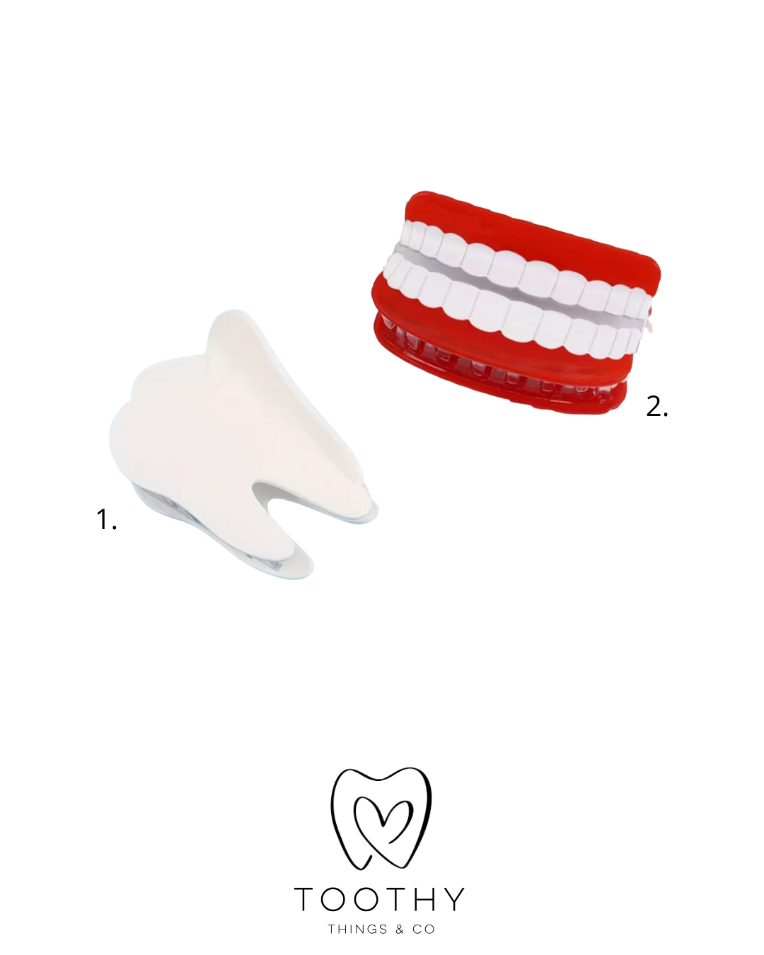 Toothy haarklem (nr. 1)