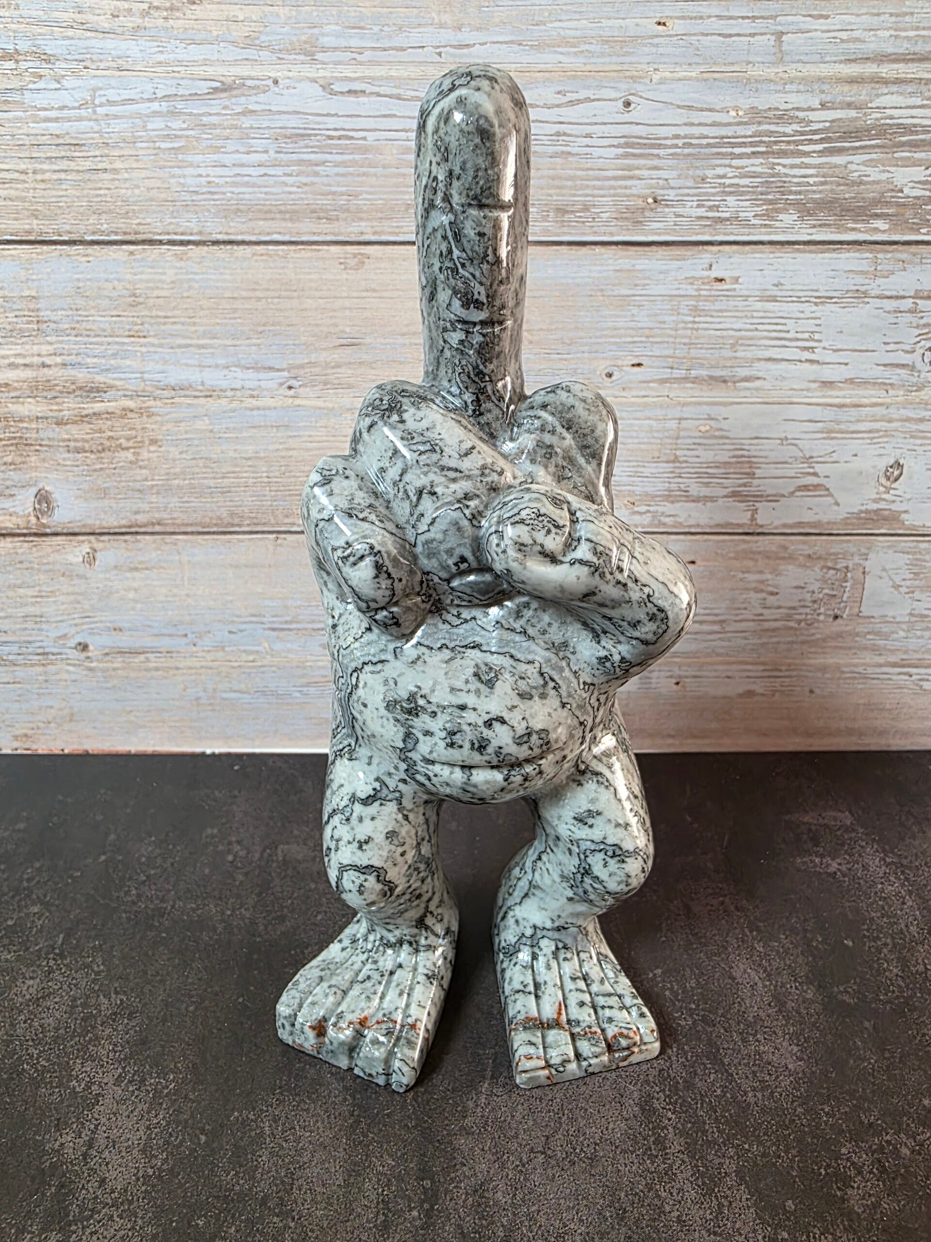 Carving – Picasso Jaspis Vinger | Handgesneden | Groot Formaat