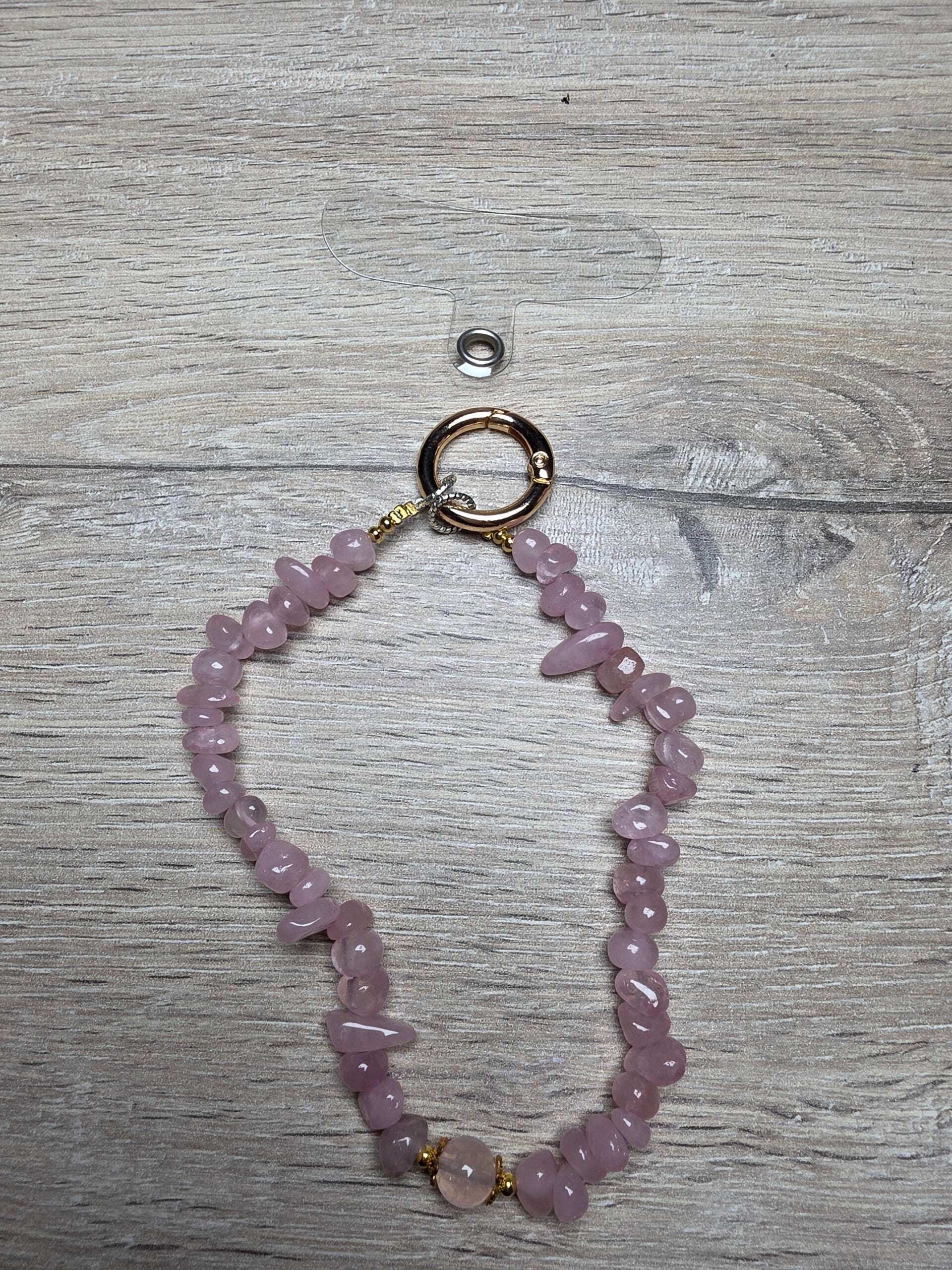 Telefoonhanger – Rozenkwarts Splitsteen