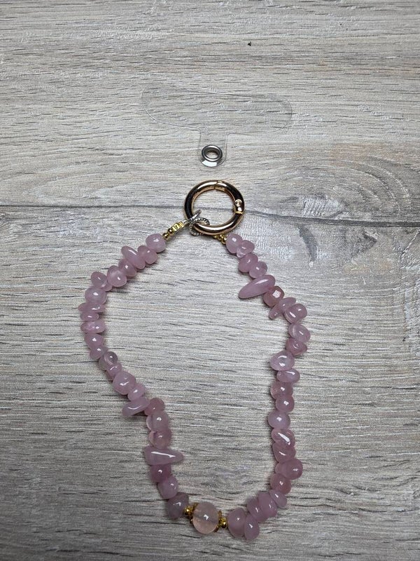 Telefoonhanger – Rozenkwarts Splitsteen