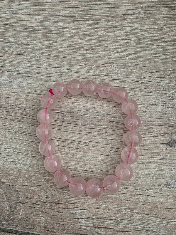 Rozenkwarts Armband 10 mm