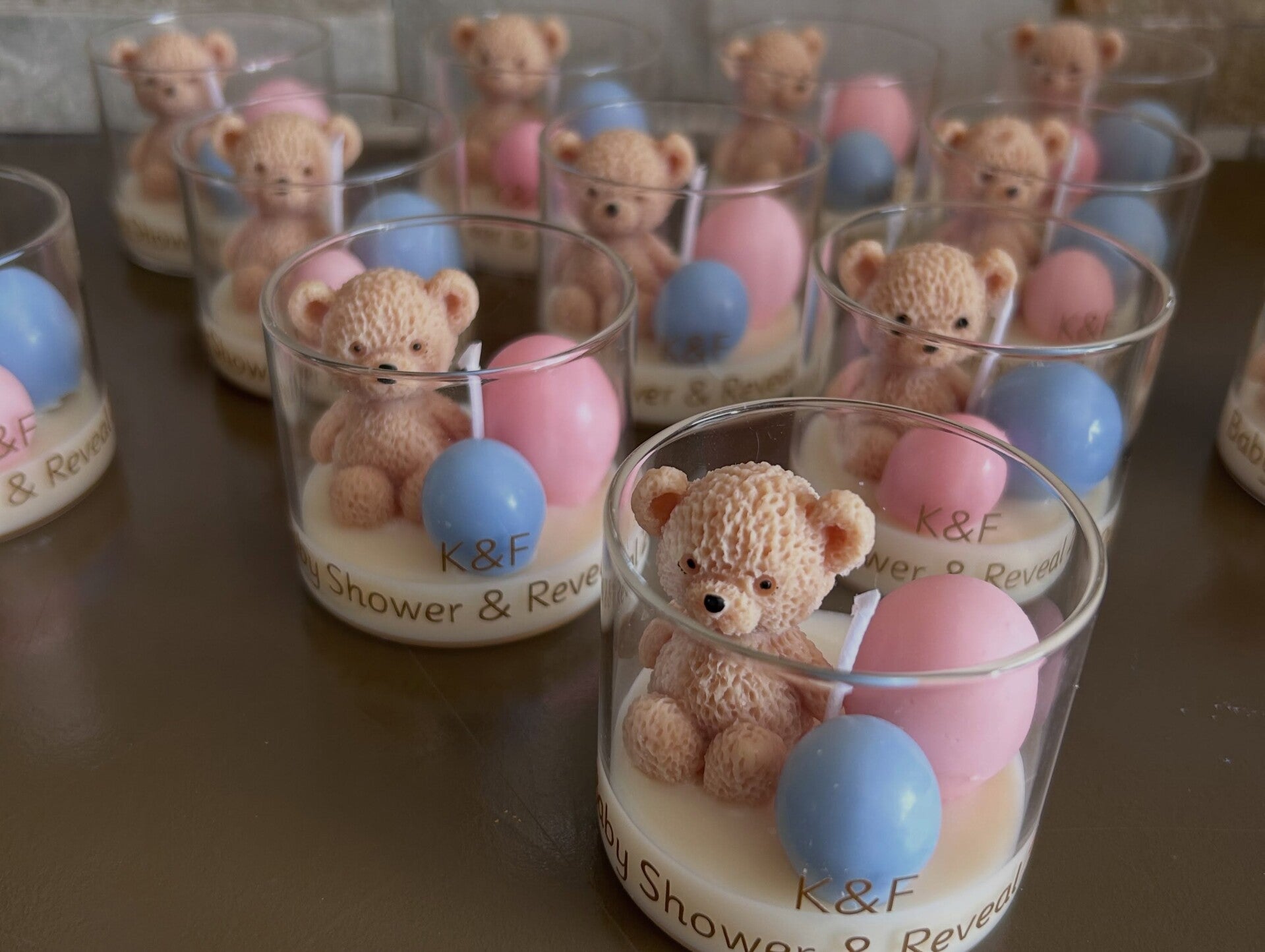 Bougie Baby Shower personnalisée