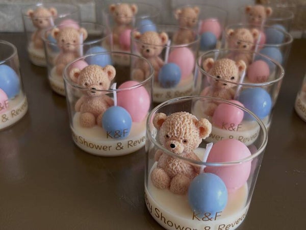 Bougie Baby Shower personnalisée
