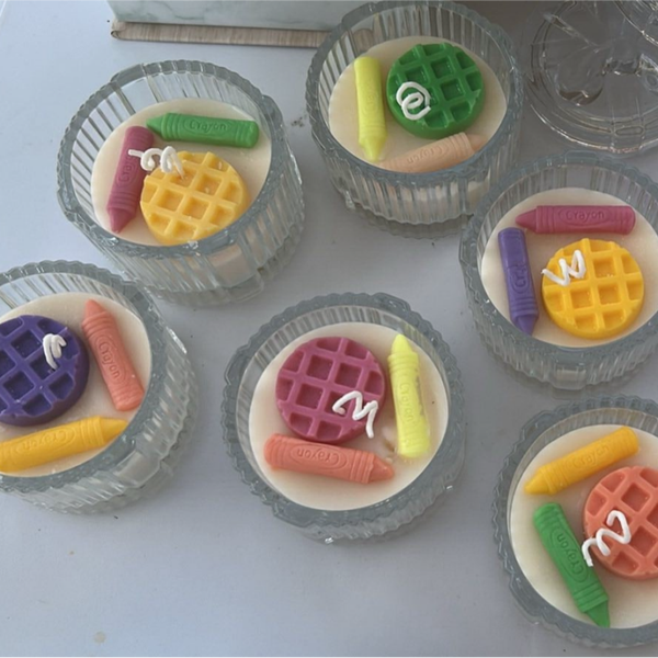 La bougie dans son verre